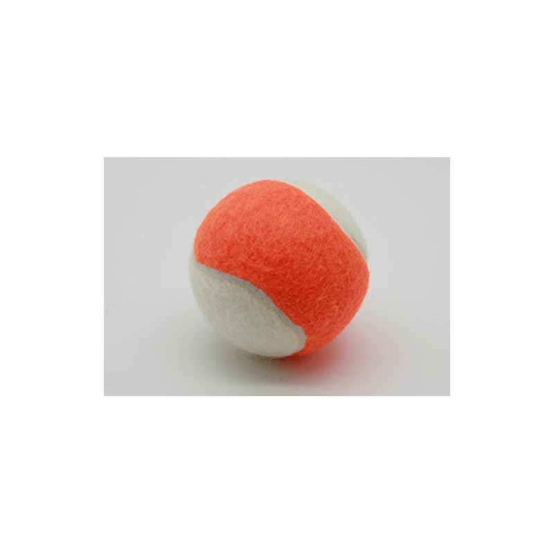 PRICE 1 Loose Two-Tone, Orange and White Colour Tennis Ball