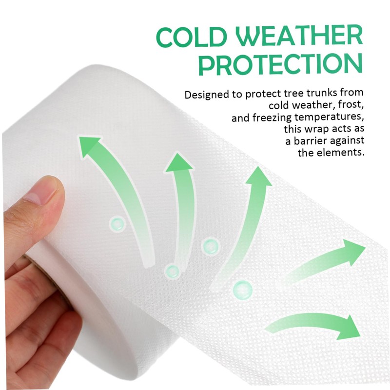CAXUSD 1roll Tree Bark Protector Wrap Non-Woven Insulation for Winter