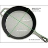 King Kooker 20-inch Oversized Seasoned Cast Iron Skillet Heavy Duty