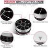 Lexziuo 4PCS Outdoor BBQ Control Knobs Replacement - Durable Heat-Resistant