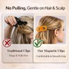 2PCS Magnetic Hair Clips for Women, Strong Hold No Slip,