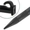com-four® 24 x Plastic Ground Nails - Durable and UV-Resistant
