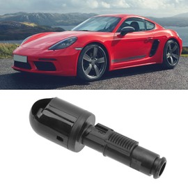 Headlight Washer Nozzle 99762826300, Left Right Headlight Washer Nozzle for 718 718 Cayman 911 Carrera 4 (Black)