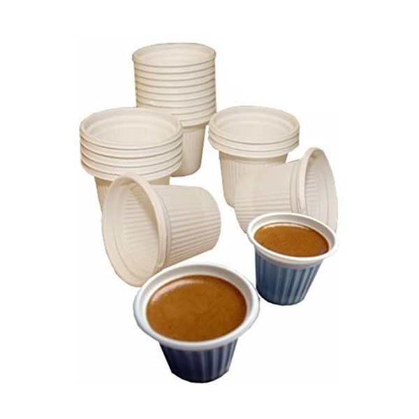 Mini disposable Cuban Style and espresso coffee cups 3/4 oz. Pack of 250