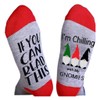 HDBD Christmas socks Adult Christmas Funny Cotton Socks If You