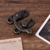 ANKROYU Horn Hook Hooks, 30 Pieces, Bronze Antique Wooden Jewelry