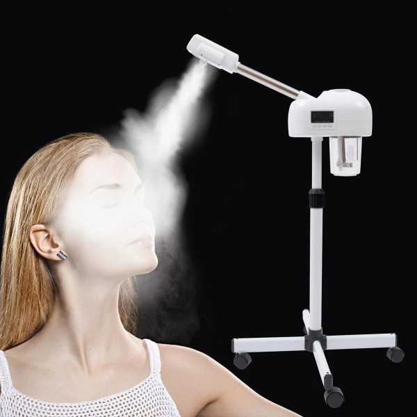 OUKANING Standing Facial Steamer with Ozone Atomization for Deep Hydration