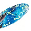 jomparis Outdoor Clocks Waterproof 12 Inch Coastal Sea Turtle Luminous
