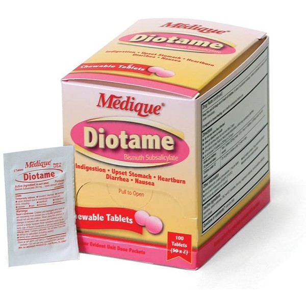 Medique 22033 Diotame Tablets, 100 Tablets , Pink