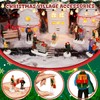 GW Box 8 Pcs Christmas Village People Figurines