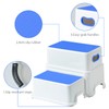 Victostar 2 Step Stool for Kids, Anti-Slip Sturdy Toddler Two