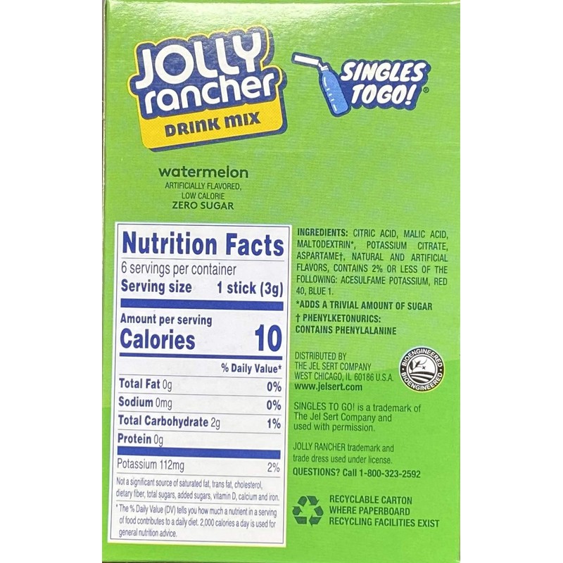 Lot of 6 (6-ct.) Boxes Mixed Variety JOLLY RANCHER ~