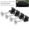 4-Piece Set for Pickup Truck Toolbox Holder, J Hook Clip,