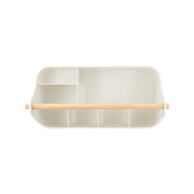 simplywire - Makeup Storage Organiser - Bathroom Caddy - White
