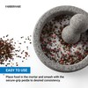 Farberware Professional Granite Molcajete Mortar and Pestle Stone Grinder, 4-Cup