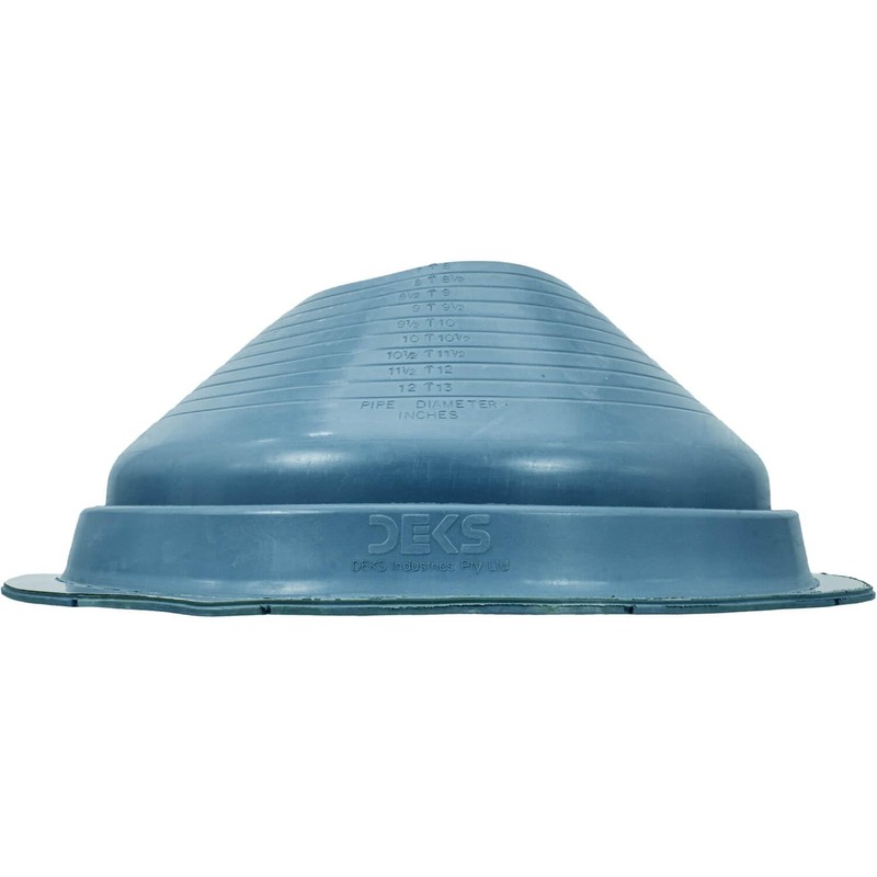 #8 Light Blue Dektite Round Base Pipe Flashing (DF108LB)