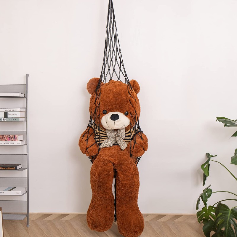 Ceiling Hanging Stuffed animal Net or Hammock Macrame Toy Hammock