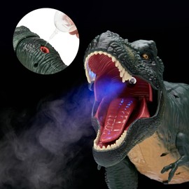 EKUEASYKU Large Remote Control Dinosaur Toys for Kids 3-5 4-7 8-12 Years Old Boys Girls Robot Dinosaur with Light, Roaring, Mist Spray, Realistic Walking, RC T-Rex Jurassic Tyrannosaurus Dino Toy Set
