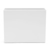 Poppin Plastic File Box, Letter Size, White