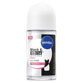 NIVEA Desodorante Antimanchas para Mujer, Invisible Clear (50 ml), Fórmula anti manchas, anti olor, anti sudor, anti irritación y anti residuos 72... 
