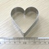 Nagao Cookie Cutter, Stainless Steel, Heart, Large, Medium, Small, 3