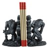 Ebros Gothic Notre Dame Dark Knights Growling Werewolves Bookends Figurine