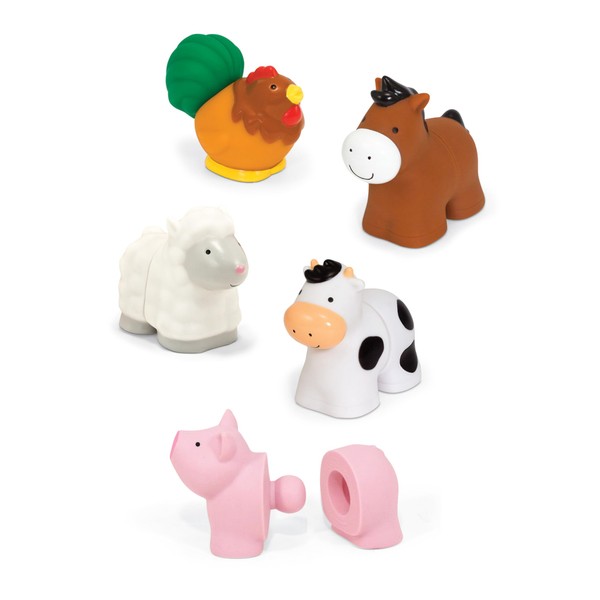 Melissa & Doug Pop Blocs Farm Animals Educational Baby Toy