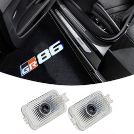 DISYEE GR86 LED Logo Projection, Car Courtesy Lights, Door Welcome Lights, Courtesy Lamps, Vehicle Door Lamps, 2-Piece Set, Compatible with 86 BRZ zn6 (2nd Generation ZD8 Type (August 2021-Present