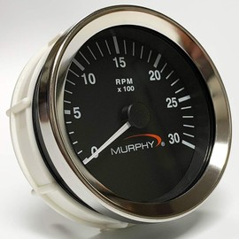 Murphy by Enovation Controls AT-30 12/24 VDC Analog Tachometer (20700245)