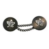 Silver Oak Branch on Bronze Brass Gold Antique Metal Buttons