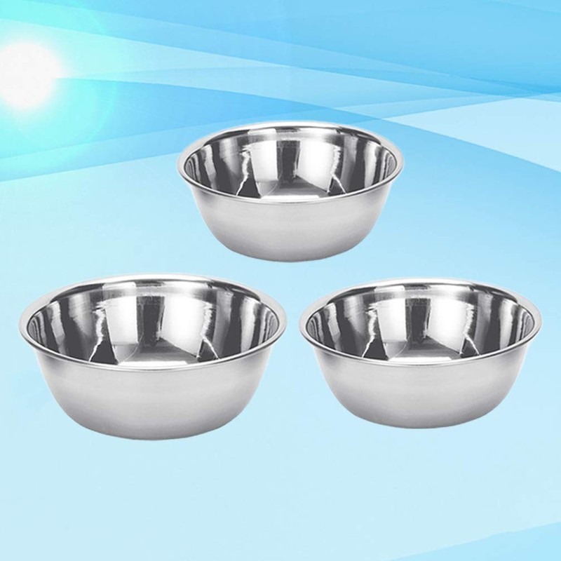 HEALLILY 3PCS Iodine Bowl Surgical Medical Equipment ENT Instruments Drug