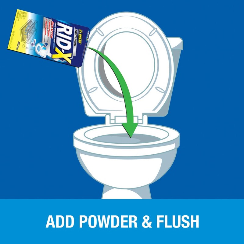 Rid-X Septic Tank System Treatment Powder, 19.6 Ounce