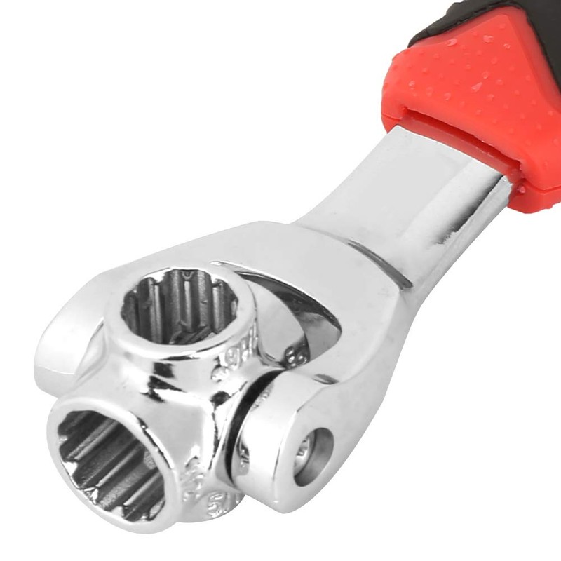 Universal Socket, 8 in 1 Socket Wrench, Flexible Dog Bone