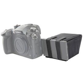 NICEYRIG Sun Shade for Panasonic Lumix G85/GH5/GH5s/GH4/GX8/G7, Foldable Camera Sunhood - 151