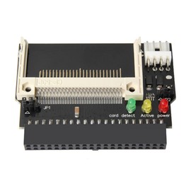 suckoo 3.5 IDE 40pin Female to CF Card Adapter Converter CF Memory Card to 3.5 IDE Female Hard Drive Expansion Board Card 180 Degree Black