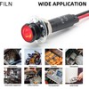 FILN - 5 luces indicadoras de 8 mm (5/16 pulgadas),