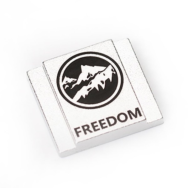 Snow-Capped Mountain Silhouette Camera hot Shoe Cover Shutter Decorative Button