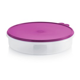 Tupperware 12" Round Container with Seal (Raddish)
