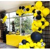 KALOR 18 Inch Yellow Balloons, 10 Pcs Yellow Matte Latex