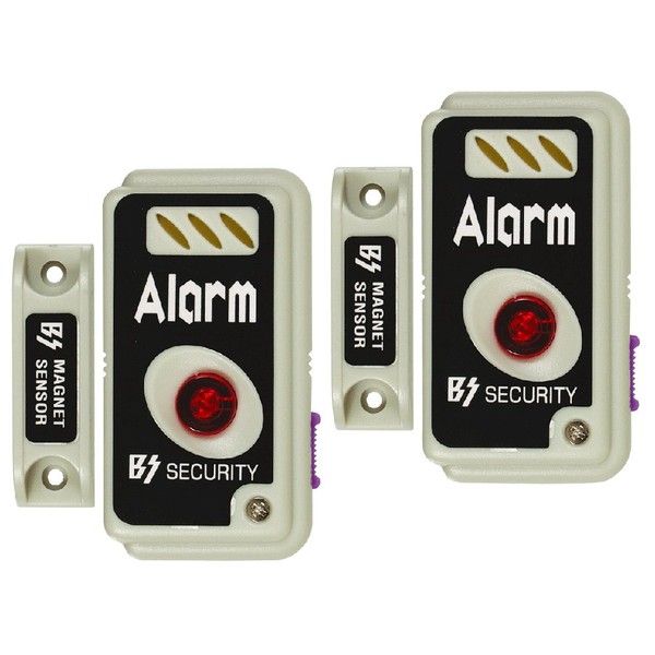 BS Door Sensor Alarm for Door and Sliding Door Set of 2 BS-939-W