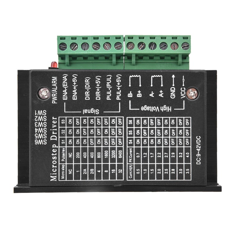 Stepper Motor Driver Aluminum High-Speed Optical Isolation TB6600 NEMA 17/23/34