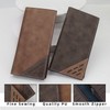 AfitLulu Retro Mens Wallets Faux Leather Card Holder Wallet with
