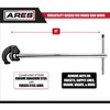 ARES 33004 - 11-Inch Basin Wrench with Adjustable Jaw -