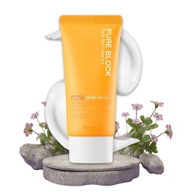 Pure Block Natural Daily Sun Cream SPF50 | High Protection, Lightweight, Moisturising & Non-Greasy, Broad Spectrum UVA/UVB, Suitable for All Skin Types 100ml