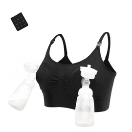 Springcmy Ladies Hands-Free Nursing Bra Black 36