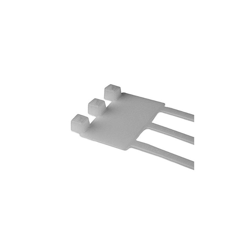 Hellermann Tyton IT50RT9K2 Identification Tie, 8" Long, 50lb Tensile Strength,