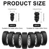 NQEUEPN 40pcs Car Tyre Repair Nails, Rubber Tire Screws with