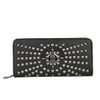 Ro Rox Skull Wallet Studs Large Clutch Punk Gothic Credit