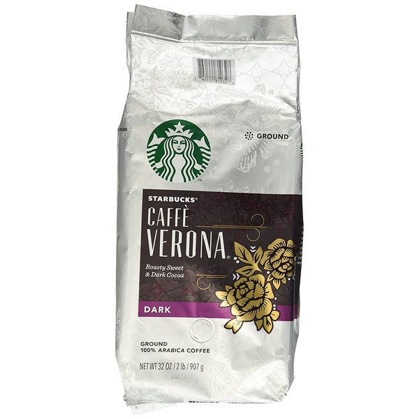 Starbucks Caffe Verona Ground Coffee, 2-Pound