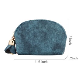 SOTOGO Little Purses Mini Cute Wallet Slim Trifold Little Wallet Credit Card Clutch with Flower for Women Girls and Boys, Green